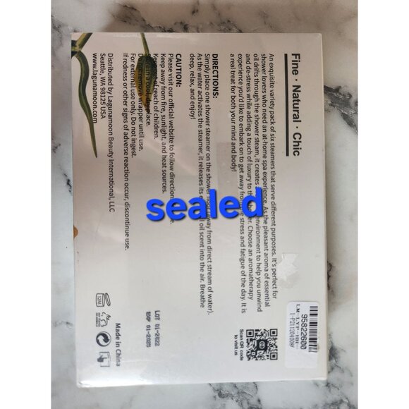 Laguna Moon Shower Steamers Gift Set 6 Pieces Essential Oils & Floral Scents - Picture 3 of 3